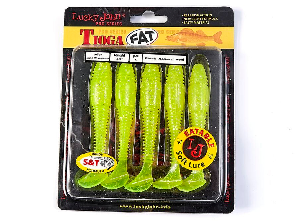 Виброхвост Lucky John Tioga Fat 140146 3.9" (100 мм)