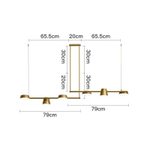 Ceiling design lamp Copper