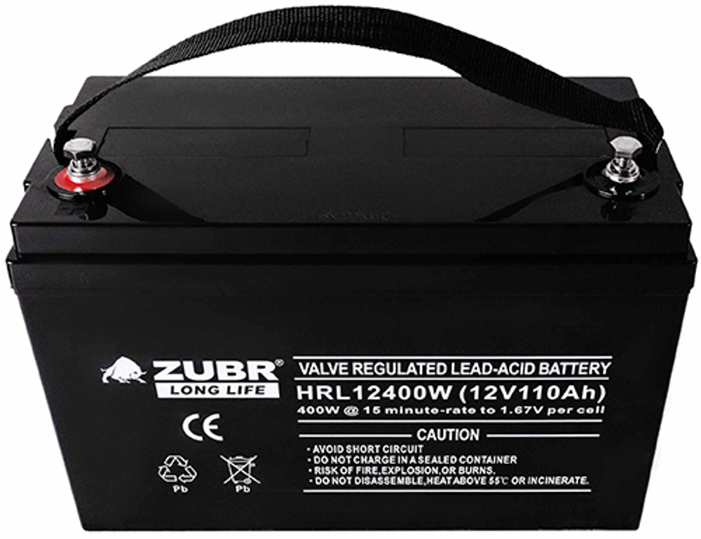 ZUBR HRL12-400W 12V110Ah, NPP