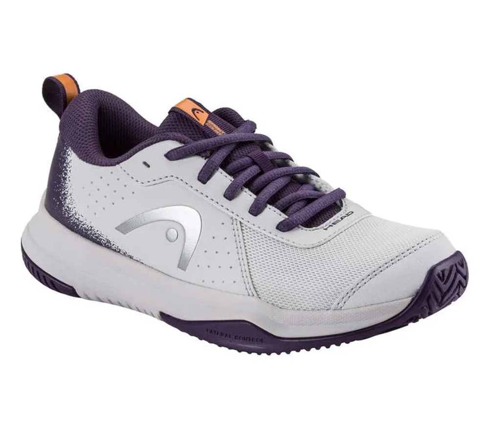 Детские теннисные кроссовки Head Sprint Court 4.0 - light grey/purple night