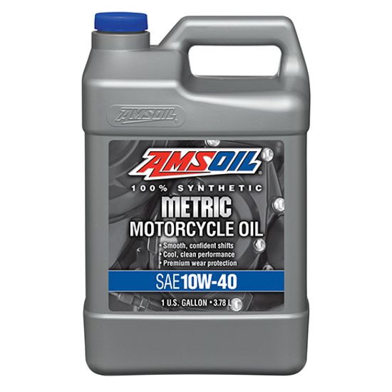 AMSOIL Synthetic Metric Motorcycle Oil SAE 10W-40 3,785 Литра