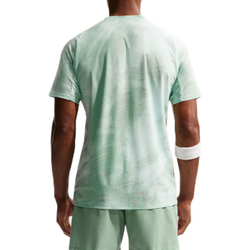 Мужская теннисная футболка Nike Court Paris Slam Advantage Dri-Fit Tennis - barely green/steam/black