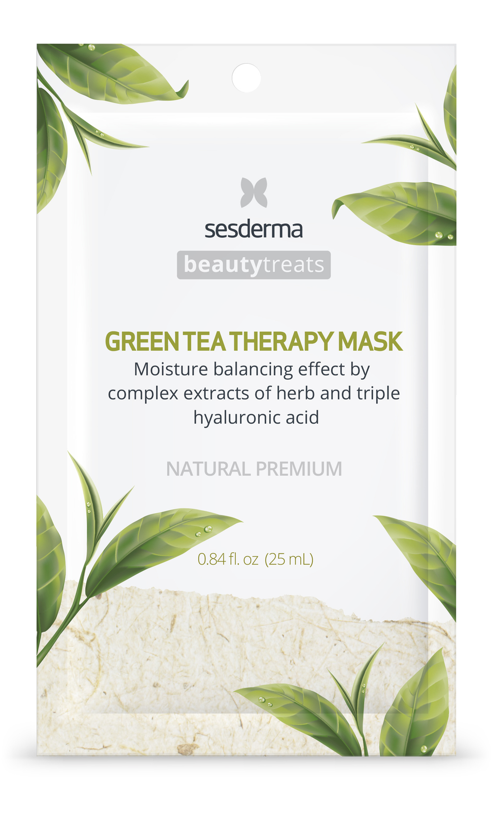Sesderma Набор Тканевых Масок BEAUTY TREATS Green Tea - Aqua Boost Mask, Маска увлажняющая для лица, 1 шт + Green Tea Therapy Mask, Маска увлажняющая для лица, 1 шт + Wrinkle Lifting Mask, Маска антивозрастная для лица, 1 шт