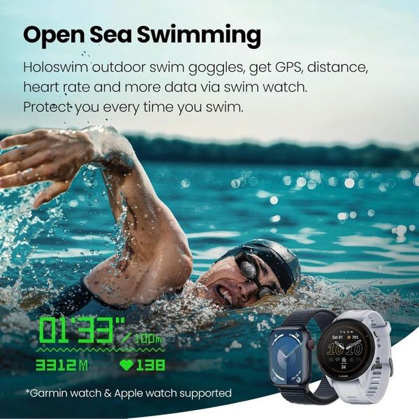 Holoswim 2 Pro — умные очки, которые делают плавание эффективным и увлекательным