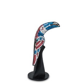 Decor and Gift 23-029-01 Н-р статуэток из трех «Тукан» дерево+стекл.мозаика (50,40,30 см)