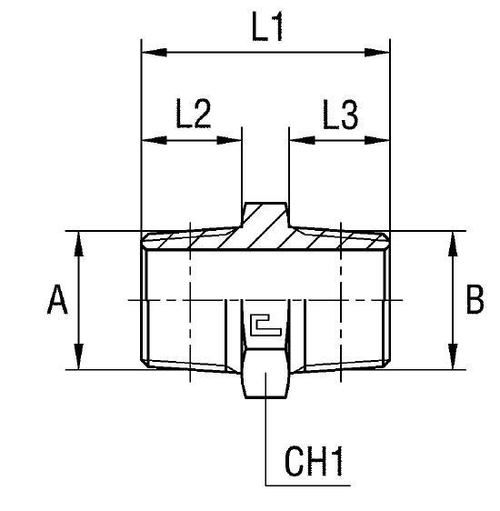Соединение P BSPT 3/8 - BSPT 3/8