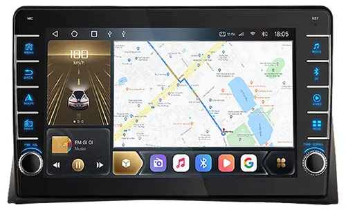 Магнитола для Volkswagen Multivan T5 2003-2015 - Kuberg OL-9121 (кнопки и крутилки), Android 12, Быстрая, CarPlay, 4G SIM-слот