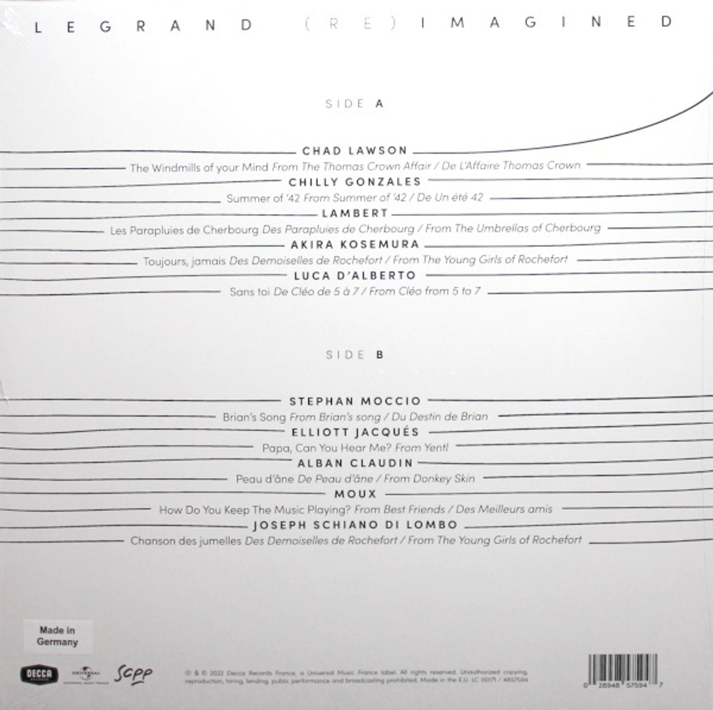 Сборник / Legrand: (re)imagined (LP)
