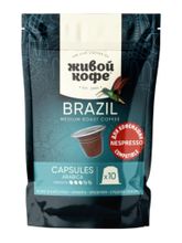 Кофе в капсулах Nespresso Живой кофе Brazil 10 шт 3 шт