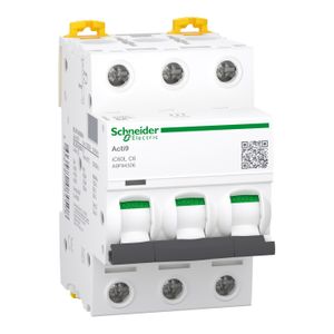SE Acti 9 iC60N Автоматический выключатель 3P 20A (C), Schneider Electric, A9F79320