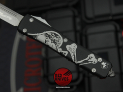 Нож Microtech Ultratech 122-13DCS Death Card Standard S/E A+++ (Правый) - Memento Mori, клинок апокалиптик