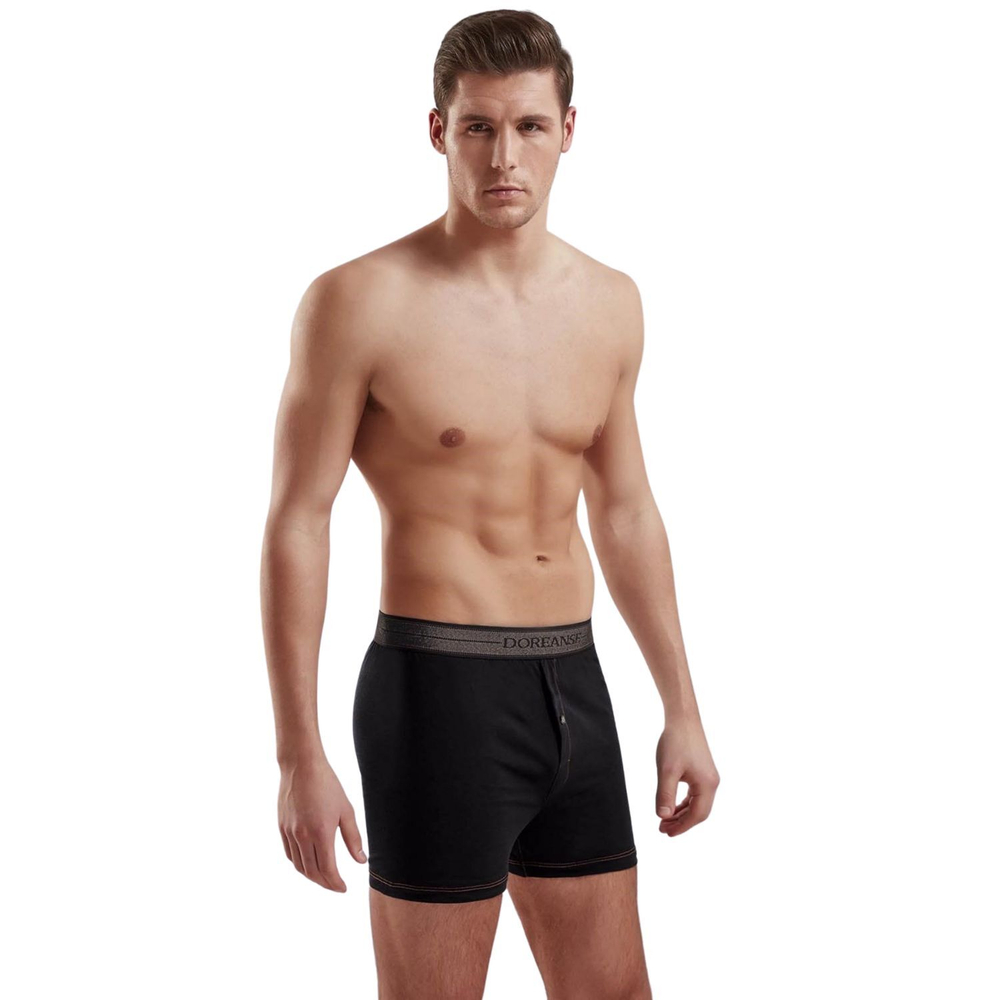 Мужские трикотажные трусы-шорты Doreanse Black Jeans (Размер: M) (Цвет: темно-синий)