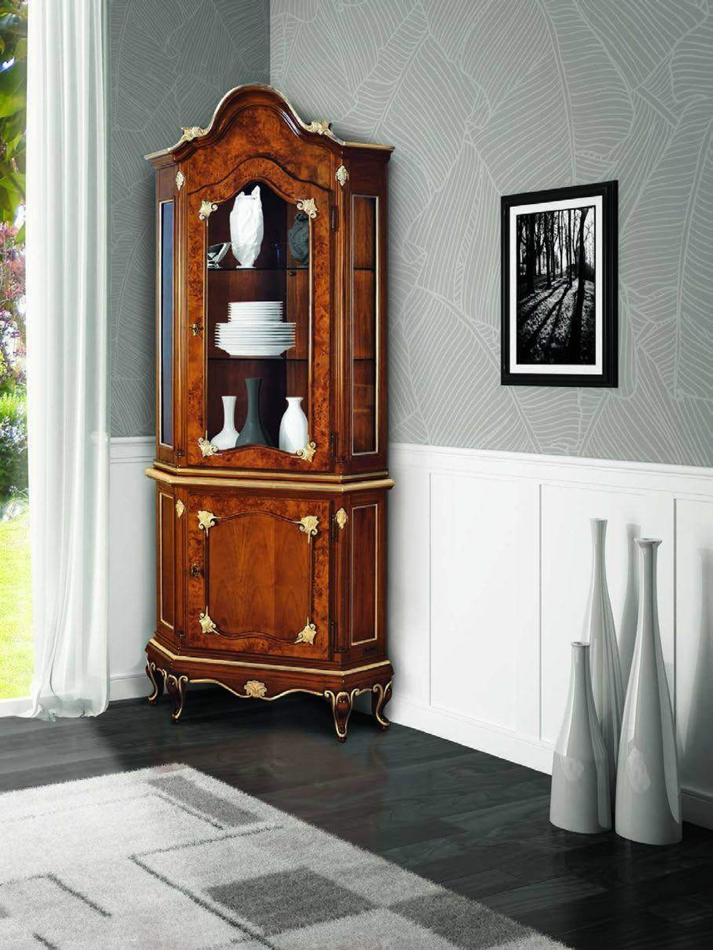 Угловой сервант Art Deco 3062 Stile Elisa