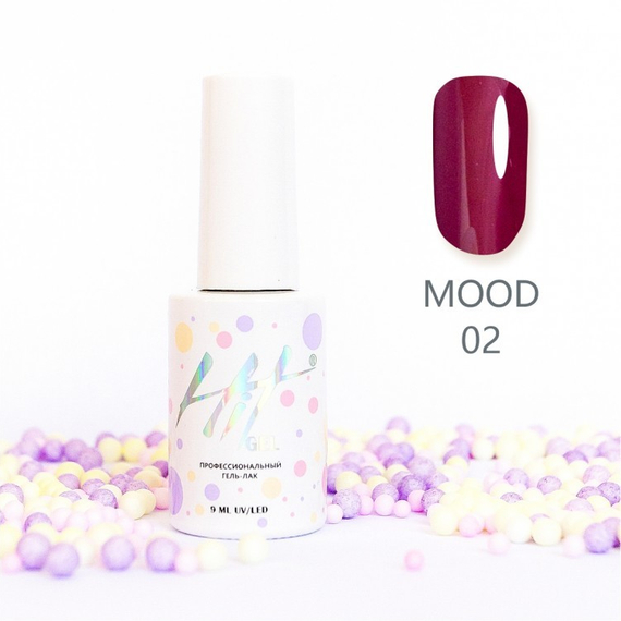 Гель-лак ТМ "HIT gel" №02 Mood, 9 мл