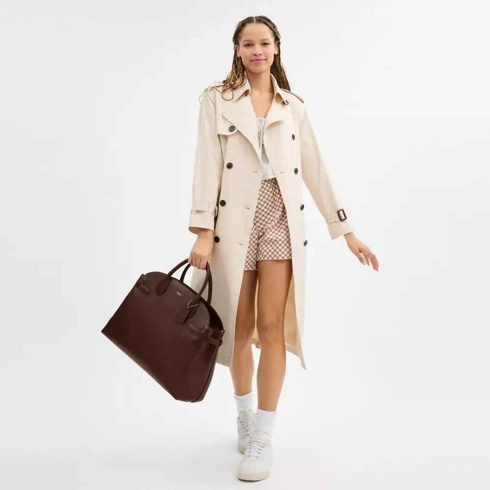 COACH СУМКА EMPIRE 48, ТЕМНО-КОРИЧНЕВЫЙ