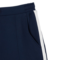 Мужские теннисные шорты Lacoste Ultra Dry Badge Accent Tennis Heritage - navy blue/white