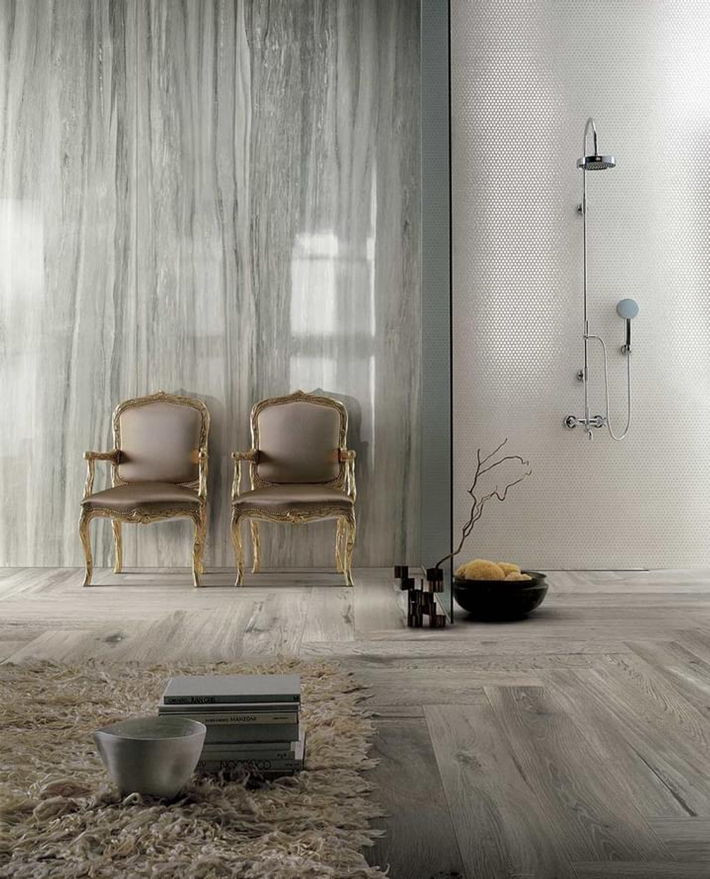 Rex Ceramiche Prexious Thunder Night Glossy 60x120