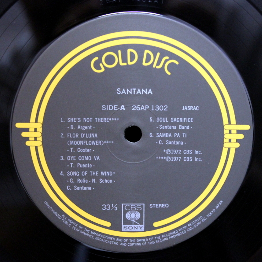 Santana / Gold Disc (LP)