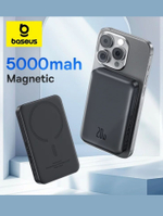 Внешний аккумулятор повербанк чёрный Power Bank 5000mAh 20W BASEUS PPCXM