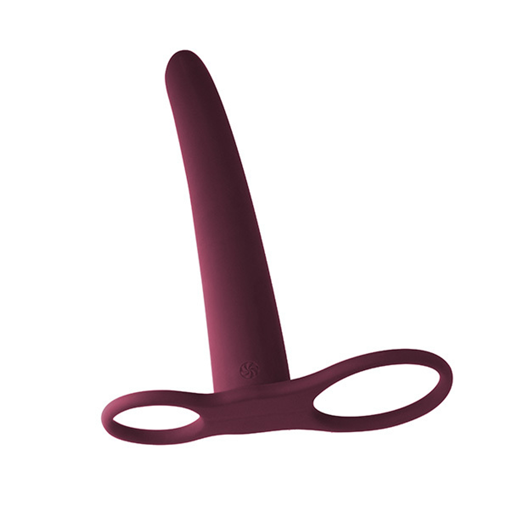 Насадка 16см для двойного проникновения Lola Games Pure Passion Gimlet Wine Red 1200-02lola