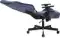 Кресло игровое Knight N1 Fabric синий Light-27 с подголов. крестов. металл