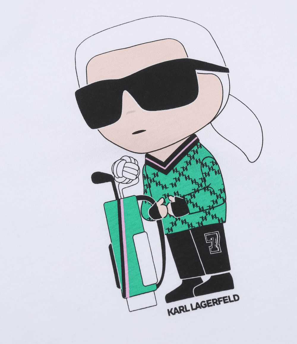 Футболка Karl Lagerfeld Kids - белый(Z30052)