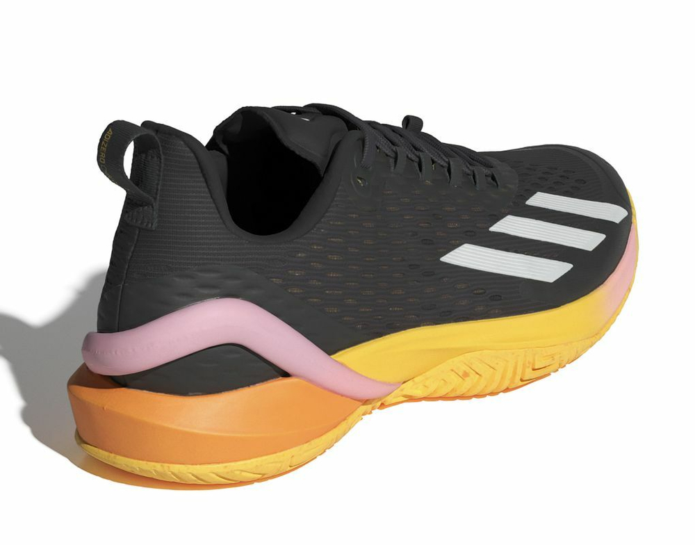 Мужские кроссовки теннисные Adidas Adizero Cybersonic M - black/orange/pink