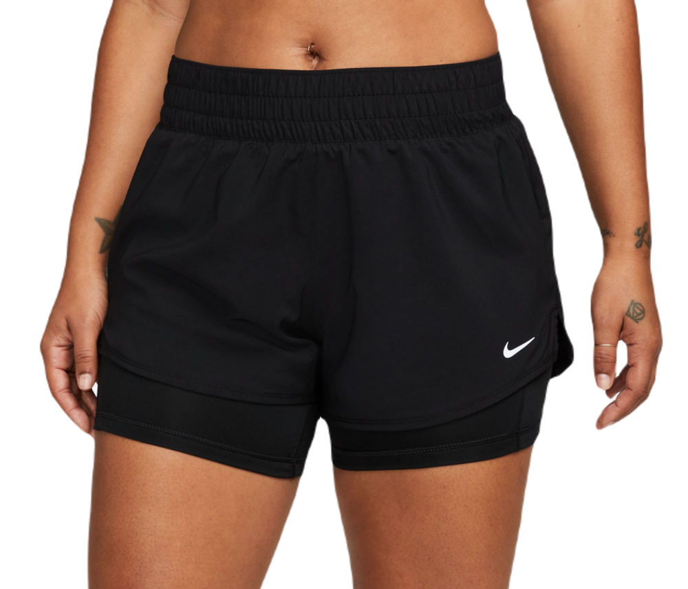 Женские Шорты теннисные Nike Dri-Fit One 2-in-1 Shorts - черный