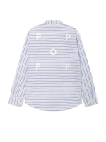 Мужская Рубашка Striped Logo