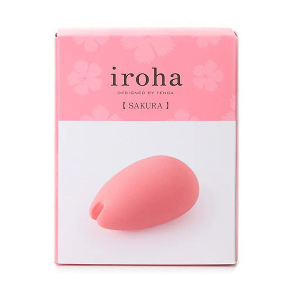 Розовый вибромассажер 8,3см Iroha Sakura IHM-28