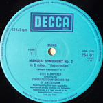 Малер - Симфония №2 2LP (Англия 1982г.)