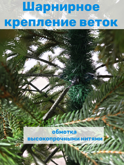 Ель Царь Елка Астерия Премиум 210 см 3D