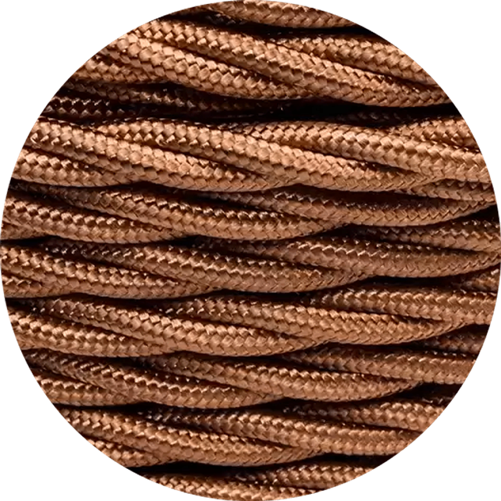 Провод витой ретро Медь глянец BIRONI B1-424-074 / 2х0,75