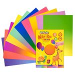 Картон цветной А4, 10л. 20цв. градиентный, мелованный, 200 г/м2, Каляка-Маляка
