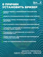 Бризер - очиститель воздуха приточный Ballu ASP-200SP