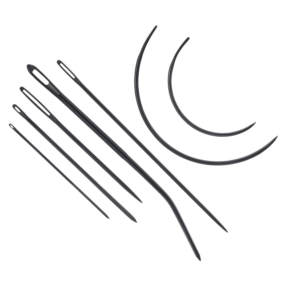 Иглы ручные для шитья и ремонта Repair Kit BLACK, 7шт, PONY 14822