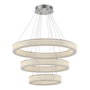 Люстра подвесная LED 3*95W 3000K SL6008.103.03 хром Latozzo ST-Luce