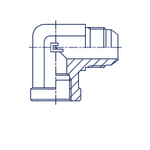 Штуцер P90 JIC 1.5/16 - NPT 1
