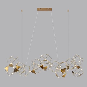 Люстра подвесная 64W 4000К 5086/64L античная бронза Trellis Odeon Light