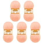 Пряжа Alize (Ализе) Angora Gold / уп.5 мот. по 100 г, 550м, 161 пудра А