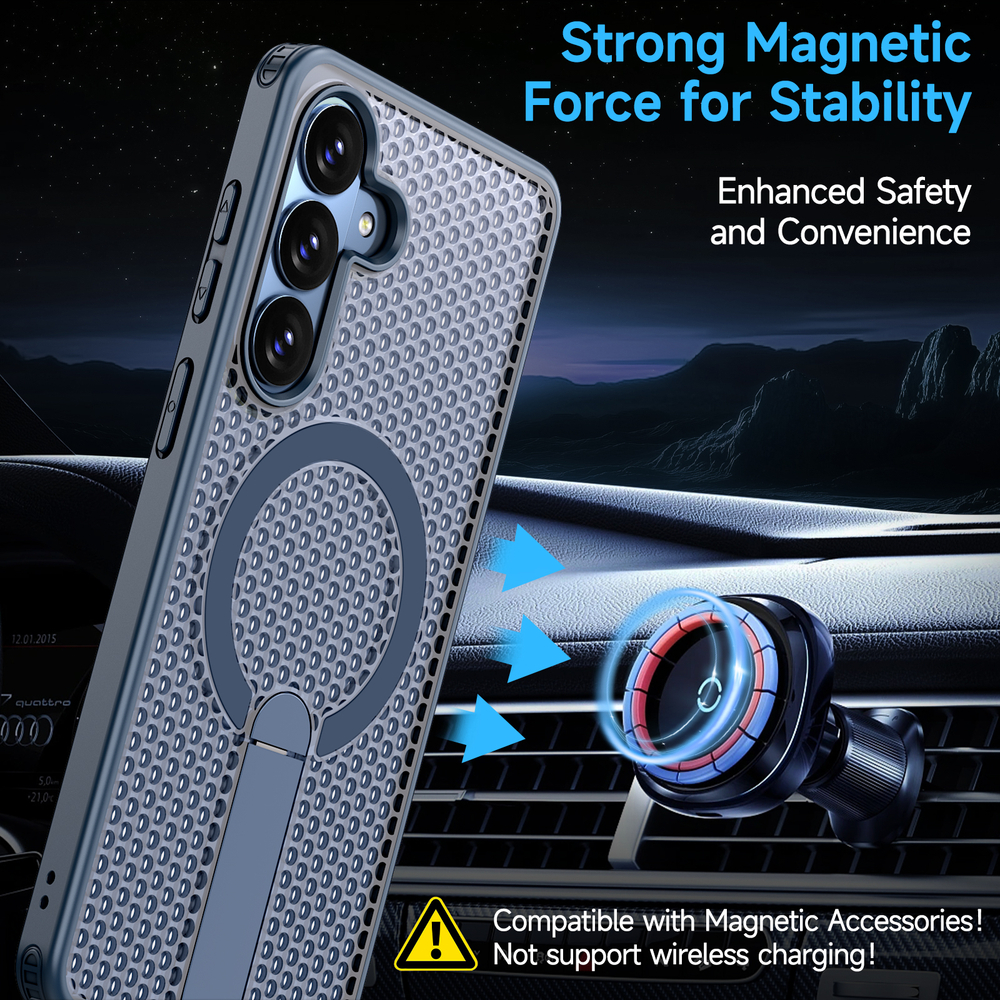 Прозрачный чехол Mesh Pro Magnetic Case для Samsung Galaxy S26