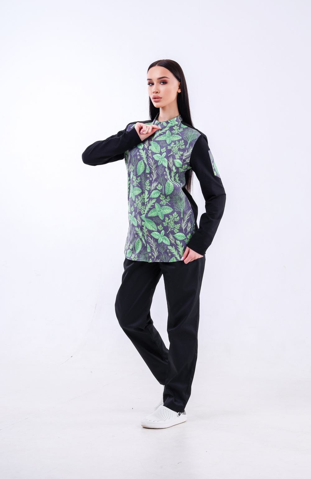 Китель поварской женский Green