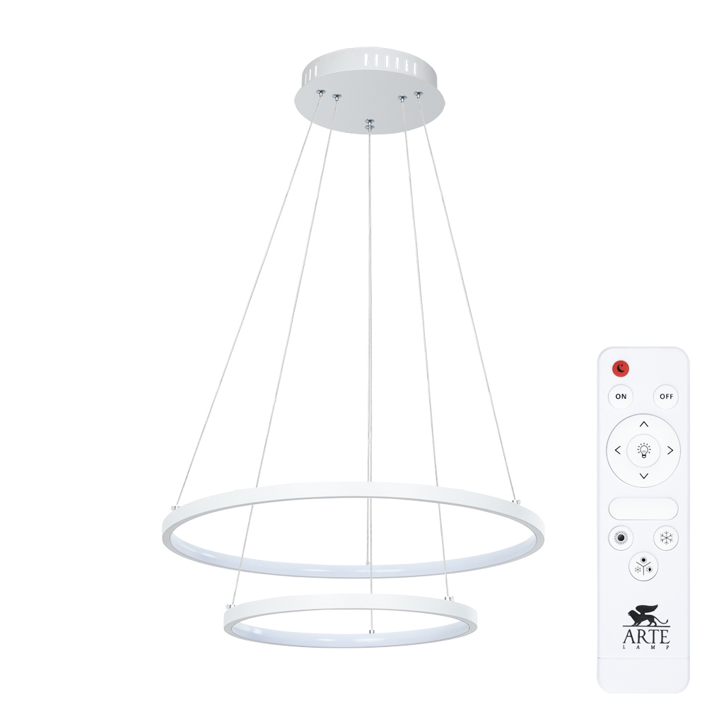Подвесная светодиодная люстра Arte Lamp FRODO A2197SP-2WH