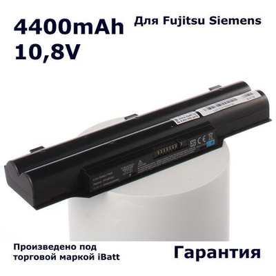 Аккумулятор iBatt 4400mAh, для FPCBP331 FMVNBP213
