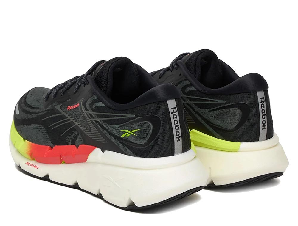 Мужские беговые кроссовки Reebok SS-FloatZig Double Black M Чёрно-жёлтые