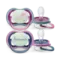 Əmzik \ Philips Avent Ultra air soother nighttime, 6-18m, 2-pack, deco girl