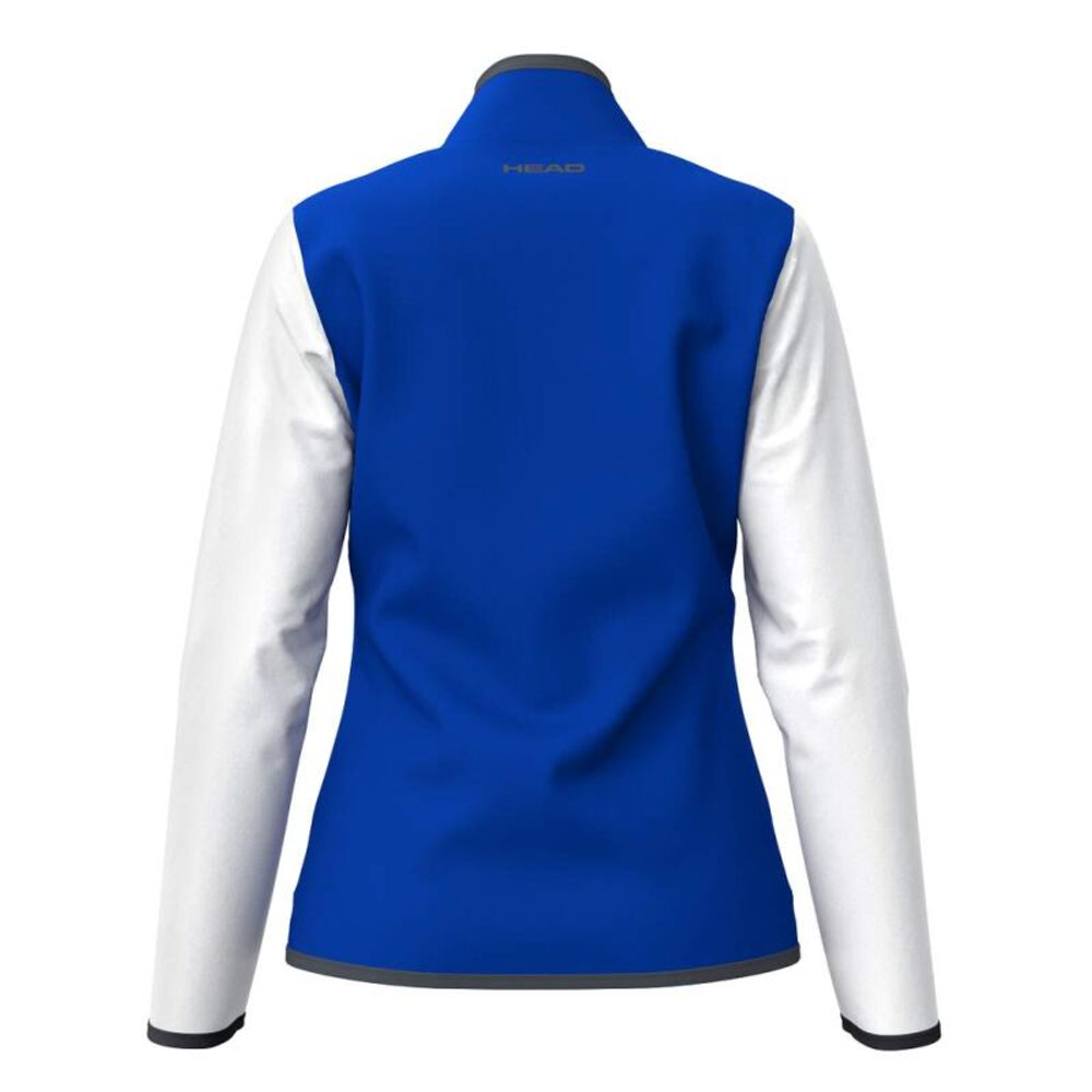Женская теннисная толстовка Head Club 25 — royal blue/white