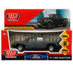 Модель ин. мет. "Ford F150 Raptor soft" 12 см, двери, багаж, серый F150RAP-12FIL-GY (Технопарк)