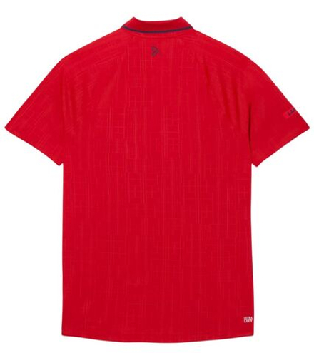 Теннисное поло Lacoste Tennis x Novak Djokovic On Court - red