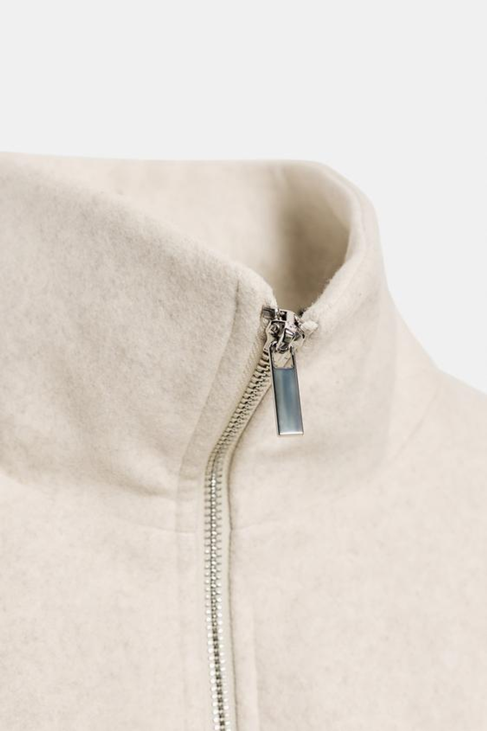 ZARA МЯГКИЙ БОМБЕР, ЭКРЮ